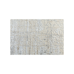 Alfombras de Lana y Seda de Bambú Anudadas a Mano Kavi Ivory, Diseño Teoría del Caos-Esk-9014, Tapetes de Cocina - Product Image 3