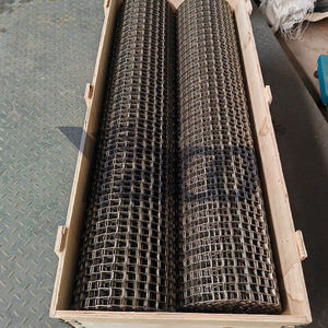 50m ss mobil bant konveyörü metal paslanmaz çelik petek pide ekmek fırını örgülü konveyör bant ucuz ve pratik - Product Image 5