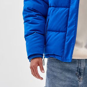 Chaqueta Acolchada de Estilo Urbano para Hombre, Tejido de Lona Cómodo, Mangas Largas, Talla Grande para Adultos, Temporada de Invierno - Product Image 6