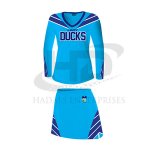 Uniforme de cheerleading en polyester de nouvelle conception Uniforme de cheerleading de couleur contrastée pour service OEM - Product Image 5