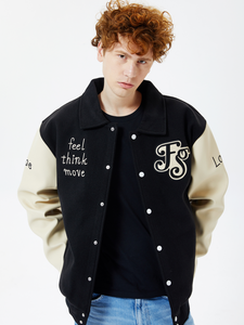 Veste pour homme, veste universitaire, broderie personnalisée, patchs en chenille, veste bomber universitaire, veste de baseball universitaire, grande taille - Product Image 3