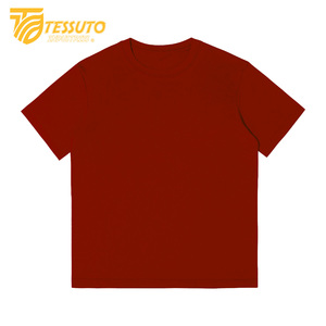 Tessutto เสื้อยืดผ้าฝ้าย100% หนักมากสำหรับผู้ชายและผู้หญิงพิมพ์ลายคุณภาพสูงแบบกำหนดเอง - Product Image 1