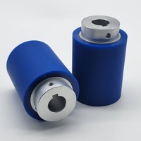 Roue de rouleau de guidage en polyuréthane Lbs robuste personnalisée, rouleaux de piste revêtus d'uréthane pu à noyau de fer roulé à clé 60A 90A