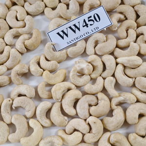 Prix d'usine Kaju Badam SANTIGO Noyaux de cajou WW450 Noix de cajou crues à faible quantité minimale de commande - Product Image 1