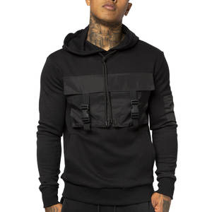 Offre Spéciale OEM Street Clothing Sweat à capuche unisexe personnalisé 100% coton floqué imprimé en 3D avec fermeture éclair complète de haute qualité - Product Image 4