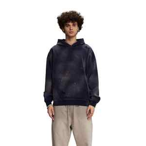 Sudaderas con Capucha de Felpa de Algodón de Punto de Alta Calidad para Hombre, Lavado Ácido, Colores y Tallas Personalizadas, MOQ Bajo para Invierno - Product Image 1