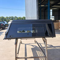 Capot de camion en aluminium pour Tacoma/ Range/ Hilux/ Tundra/ Ford F-150 Lariat 2015-2020, benne de 5,5 pieds, fenêtres latérales à ailes de mouette