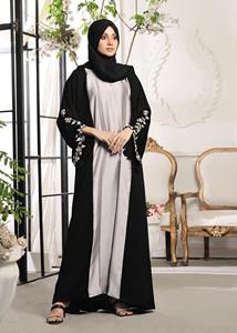Nouvel arrivage de robes abaya de luxe pour femmes vêtements islamiques Abaya imprimée pour femmes robe musulmane pour l'extérieur - Product Image 2
