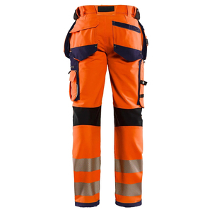 Pantalones de Trabajo de Seguridad Transpirables con Certificación CE, 100% Algodón, Multibolsillos, Reflectantes, de Alta Visibilidad para Hombre, para Uso en Construcción, 2026 - Product Image 4