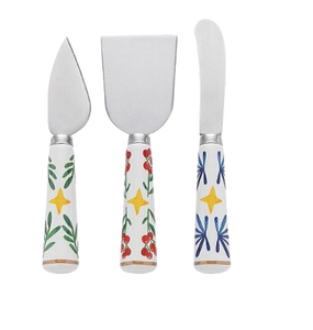 Cheese Knife Stainless Steel Blade Christmas Festival Gold Polished Handle <b>Food</b> Safe Product Supplied by India - Product Image 6