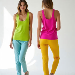 <b>Women</b> Cotton Singlet Tank <b>Top</b> Lightweight Jersey Casual Summer <b>Vest</b> Shirt <b>Women</b> Cotton Tank <b>Top</b> - Product Image 4