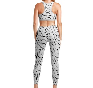 Leggings de Camuflaje de Cintura Alta para Mujer, Elásticos, Transpirables, Deportivos, para Todas las Temporadas, Tejido de Punto - Product Image 4