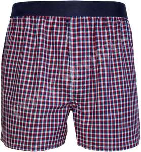 Paquete Múltiple de 5 Calzoncillos Boxer Casuales para Hombre, de Poliéster y Elastano, Estilo Shorts, Azul, Corte Holgado - Product Image 3