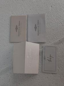 Cartes de remerciement personnalisées en papier recyclé écologique, cartes de vœux professionnelles, impression typographique, gaufrage, feuille d'or - Product Image 4