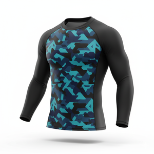 Rashguard unisexe MMA BJJ |   T-shirt d'entraînement de compression par sublimation - Product Image 2