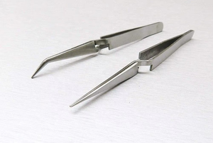 Pinzas Curvas Multiusos Tengrui Tss-056 2025 con Acción Inversa y Bloqueo Cruzado para Joyeros y Relojeros - Product Image 4