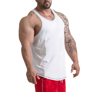 Débardeur de musculation de meilleure qualité Débardeur de gym personnalisé pour hommes Débardeurs respirants en coton vierge à séchage rapide pour hommes - Product Image 3