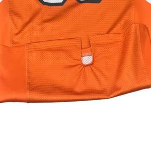 2025 Precio de fábrica Camiseta de fútbol americano más vendida Ropa DEPORTIVA UNIVERSITARIA personalizable Transpirable con mangas cortas - Product Image 5