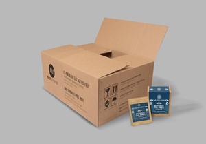 Café en Bolsitas HANCOFFEE, Mezcla de Robusta + Arábica, Sabor Agradable, Bolsitas de Papel Filtro, Caja - Soporte para Marca Privada - Muestra Gratuita - Product Image 6