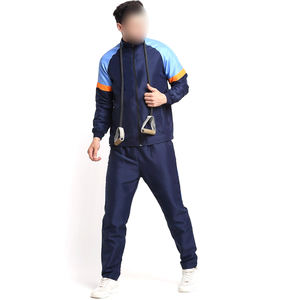 2025 nouveauté produit hommes Fitness vêtements d'extérieur ensemble de piste, ensembles de survêtement en Polyester respirant pleine longueur PAR AMAZING INDUSTRIES - Product Image 2