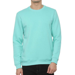 High Quality Men's <b>Plain</b> <b>Sweatshirt</b> with Customized Logo Polyester/Cotton Sportswear Front Logo Winter Solid Pattern OEM Service - Product Image 5