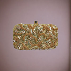 En gros élégant 2025 indien à la main broderie travail pochette sac à main pour les femmes à la mode fête de mariage sacs de soirée Lady Style - Product Image 5