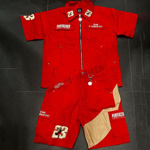 Ropa de calle de verano para hombre, conjunto de pantalones cortos de nailon de 2 piezas, chándal cortavientos, ropa de calle de manga larga, traje de nailon para hombre - Product Image 6