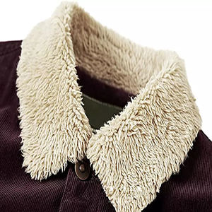 Chaqueta vaquera de invierno para hombre, Chaquetas vaqueras de tela de punto transpirables informales de diseño personalizado - Product Image 4