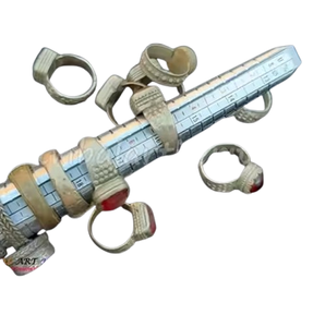 Anillos tribales de plata alemana de diseño único para bisutería étnica Exportadores al por mayor a granel - Product Image 4