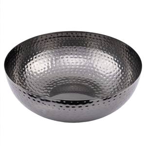 Cuenco para servir de aluminio con diseño martillado plateado personalizable Técnica de metal pulido para ensalada y sopa Tamaño personalizado - Product Image 4