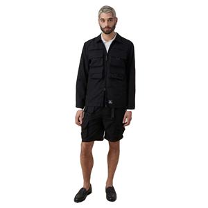 OEM personalizado para hombre de moda Casual Streetwear impreso de gran tamaño grueso camisa Cardigan Shacked chaqueta - Product Image 2