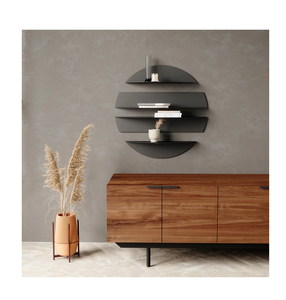 Estante de pared de madera de diseño antiguo hecho a mano con pintura de color blanco y estante de pared de madera de alta calidad hecho a mano - Product Image 4