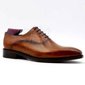 Chaussures habillées pour hommes en cuir, chaussures décontractées en cuir véritable personnalisées, chaussures Oxford classiques - Product Image 5
