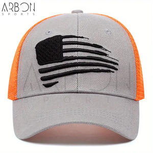 Producto más vendido, gorra de béisbol bordada personalizada, gorras de camionero de Color en contraste, gorras deportivas transpirables ajustables de verano - Product Image 4