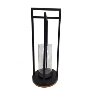 Wholesale bulk Home Decorative Round Shape Luxury Designer Black Plating T <b>Light</b> Holder for Home Decorative Handmade in Bulk - Product Image 3
