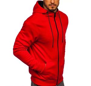 Low MOQ Winter Print 100% Cotton Fleece Zipper Hoodies para hombres-Alta calidad Mejor precio - Product Image 2