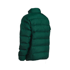 Blouson matelassé à capuche pour homme, style bulle, personnalisé, imperméable et coupe-vent, avec logo frontal, teint uni, pour la mode hivernale, vente en gros - Product Image 3