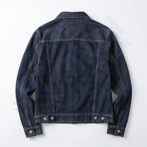 Custom Design Men's Slim Fit Japanese Style Denim <b>Jacket</b> Teens <b>Boys</b> Denim Jean <b>Jackets</b> Coats Fashion Outerwear Collection - Product Image 2