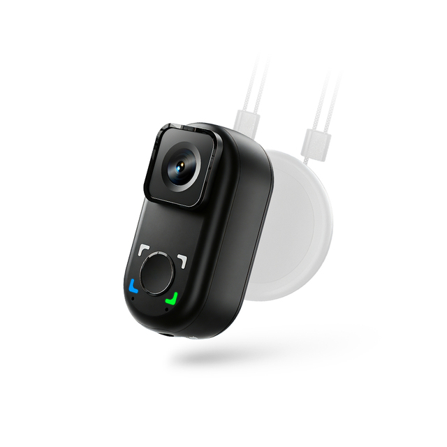 FHD 4K Mini Body POV Camera, Wearable Action Body Cam, Thumb Size Hands Free Recording Body Worn Camera, Premium