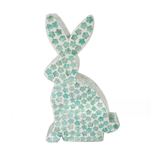 Recién llegado hermoso diseño artesanía madreperla MOP conejo decoración para el Festival de Pascua de Vietnam - Product Image 3