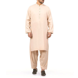 Nouvelle collection 2022 Salwar Kameez pour hommes, taille personnalisée, robe décontractée/dernier Style brodé Salwar Kameez pour hommes - Product Image 1