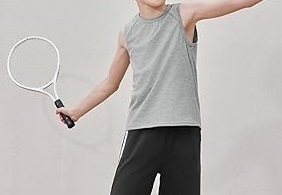 Cuello redondo Slim Fit sin mangas 100% algodón hecho camiseta sin mangas músculos Fit camisa chaleco camisetas transpirables al por mayor camiseta sin mangas al por mayor - Product Image 5