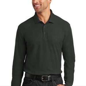 Polo de solapa de golf para hombre liso de alta calidad con diseño personalizado al por mayor para hombre deportivo informal elegante bordado - Product Image 2