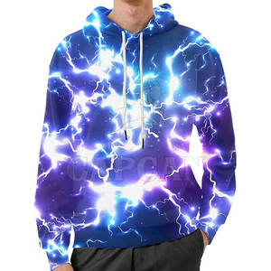 Vêtements d'hiver décontractés Sweats à capuche imprimés en 3D pour hommes Vêtements de mode de couleur unie avec logo personnalisable - Product Image 4