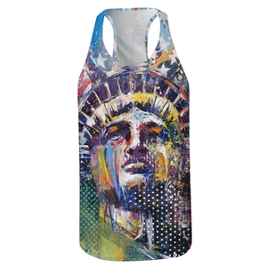 2025 nueva ropa de calle informal de secado rápido camiseta sin mangas de gimnasio para hombres entrenamiento atlético camiseta sin mangas de sublimación de gimnasio - Product Image 2