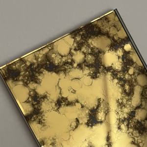 מודרני קלאסי, אריחי מראה עתיקות בזהב עבור backsplash הסיטונאי פשוט של קירות המטבח - Product Image 5