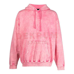 Sweat-shirts à capuche délavés à l'acide, respirants, de haute qualité, avec fermeture éclair, couleur unie, col à capuche, modèle pull-over, les plus vendus pour l'hiver, offre ODM - Product Image 1