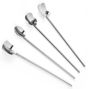 Agitadores de Cócteles de Acero Inoxidable Multicolor de Primera Calidad, Duraderos, Resistentes a la Oxidación, Elegantes Utensilios de Bar para Mezclar Bebidas, Regalos - Product Image 6