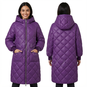 Abrigos Acolchados Largos de Invierno con Capucha, Personalizados en Varios Colores, Ligeros, Cálidos, de Longitud Completa, Hechos a Medida - Product Image 2