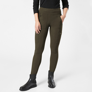 กางเกงโยคะเอวสูงแบบผ้ายืดมีสไตล์สำหรับผู้หญิงเลกกิ้งออกกำลังกาย - Product Image 5